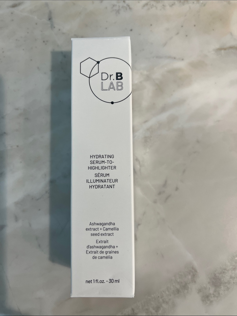 Dr. B Lab Hydrating serum to Highlighter serum